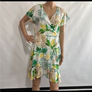 NWT. Gianni binni palm print short dress
